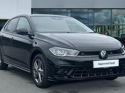 Black Used 2025 VW Polo R-line Hatchback | £21,056 (Fair price)
