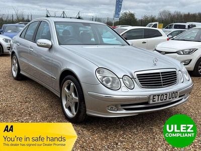 Silver Used 2003 Mercedes E320 Avantgarde Sedan | £2,499