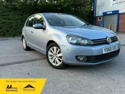 Used VW Golf VI SE 122 HP (89 kW) 2010 Blue Hatchback