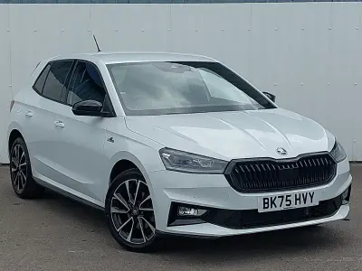 Used Skoda Fabia Monte Carlo 116 HP (85 kW) 2025 White Hatchback