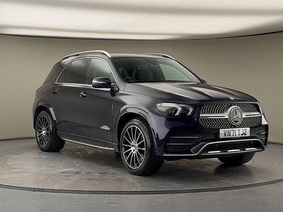 Cavansite blue Used 2021 Mercedes GLE350 AMG line SUV | £36,100 (Fair price)