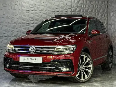 Second-hand VW Tiguan R-line 150 CP (110 kW) 2018 Roșu SUV