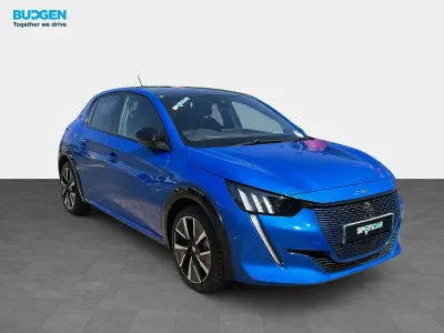 Used Peugeot e-208 Premium 100 kW (136 HP) 2022 Blue Hatchback
