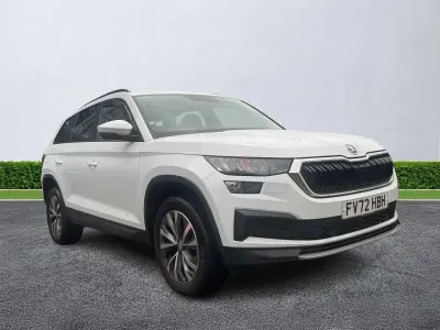Używany Skoda Kodiaq SE Drive 150 KM (110 kW) 2022 Biały SUV