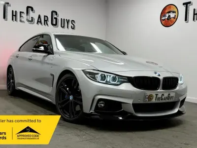 Begagnad BMW 420 M Sport 190 HK (139 kW) 2018 Silver Sportkupé