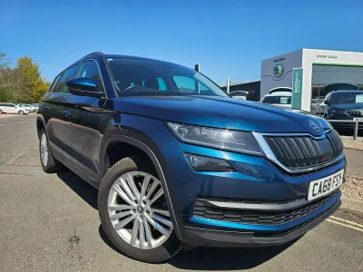 Used Skoda Kodiaq SE L 190 HP (139 kW) 2018 Blue SUV