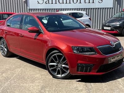 Red Used 2016 Skoda Octavia vRS Hatchback | £15,490 (Fair price)
