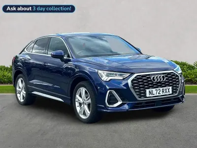 Used Audi Q3 Sportback S-Line 150 HP (110 kW) 2022 Blue SUV
