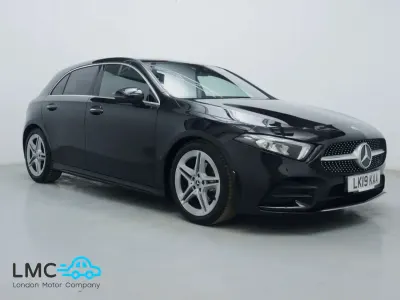 Begagnad Mercedes A180 AMG Line Premium 136 HK (100 kW) 2019 Svart Halvkombi