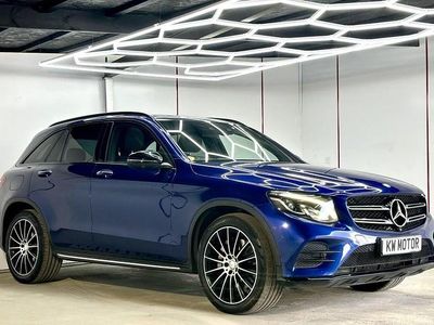 Blue Used 2016 Mercedes GLC250 AMG Line Premium Estate | £16,984 (Fair price)