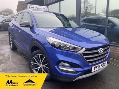 Blue Used 2018 Hyundai Tucson GO! SUV | £8,595 (Expensive)