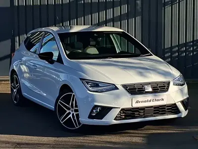 Used Seat Ibiza FR 95 HP (69 kW) 2022 White Hatchback