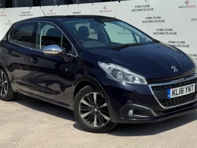 Used Peugeot 208 S 110 HP (80 kW) 2018 Blue Hatchback