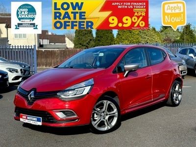 used Renault Clio IV 0.9 GT LINE TCE 5d 89 BHP 12 MONTHS MOT FLAME RED REVERSE PARKING SENSORS SAT NAV BLUETOOTH SERVICE