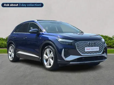 Used Audi Q4 e-tron S-Line 150 kW (204 HP) 2023 Blue SUV