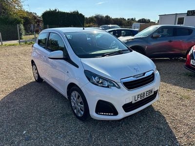 White Used 2018 Peugeot 108 Active Hatchback | £6,995 (Fair price)