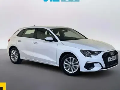 Used Audi A3 Sportback Advanced 150 HP (110 kW) 2021 White Hatchback
