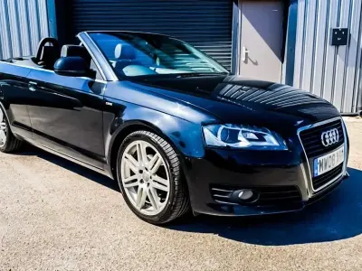 Begagnad Audi A3 Cabriolet S-Line 140 HK (102 kW) 2008 Svart Cab