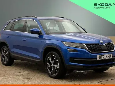 Second-hand Skoda Kodiaq SE L 110 CP (80 kW) 2021 Albastru SUV