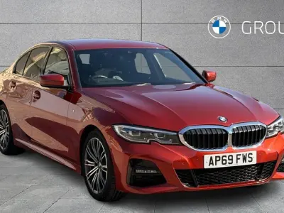 Used BMW 320 M Sport 184 HP (135 kW) 2020 Sunset orange metallic Sedan