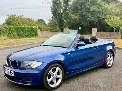 Used BMW 120 Cabriolet Performance 174 HP (127 kW) 2009 Blue Cabriolet