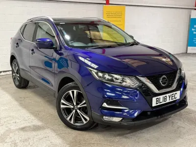 Used Nissan Qashqai N-Connecta 110 HP (80 kW) 2018 Blue SUV