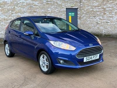 Blue Used 2014 Ford Fiesta Zetec Hatchback | £4,495 (Fair price)