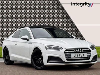 Used Audi A5 S-Line 190 HP (139 kW) 2019 White Coupe