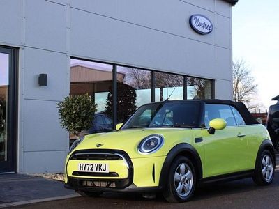 Yellow Used 2022 Mini Cooper Cabriolet Classic Cabriolet | £17,781 (Fair price)