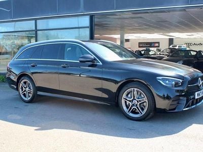 Begagnad Mercedes E300 AMG line 2021 Svart Kombi