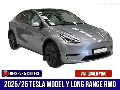 Grey Used 2025 Tesla Model Y Long Range RWD SUV | £36,750 (Expensive)