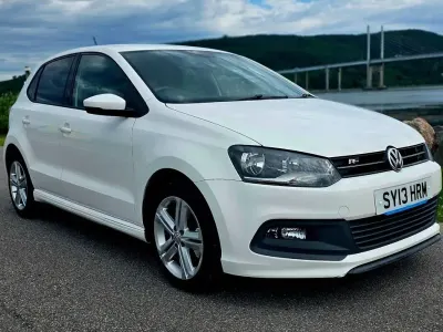 Used VW Polo R-line 105 HP (77 kW) 2013 White Hatchback