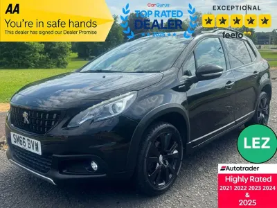Usado Peugeot 2008 GT-line 110 HP (80 kW) 2016 Preto SUV