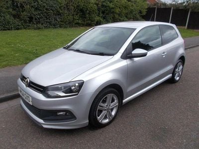 Used VW Polo R-line 105 HP (77 kW) 2014 Silver Hatchback