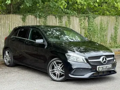 Used Mercedes A180 AMG line 2018 Black Hatchback