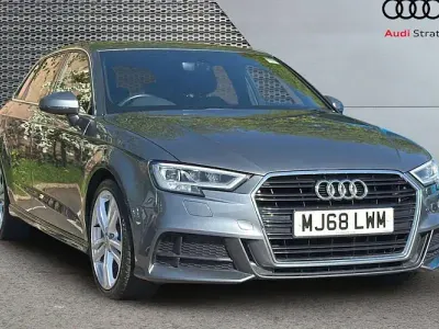 Used Audi A3 Sportback S-Line 116 HP (85 kW) 2018 Grey Hatchback