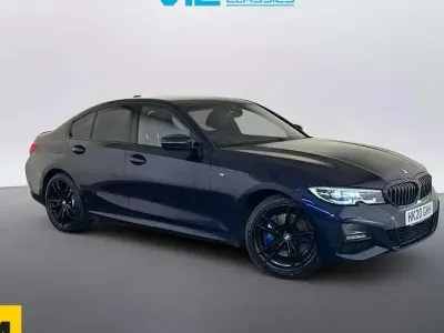 Used BMW 330e M Sport 292 HP (214 kW) 2019 Blue Sedan