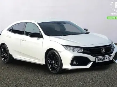 Używany Honda Civic Sport 126 KM (92 kW) 2019 Biały Hatchback