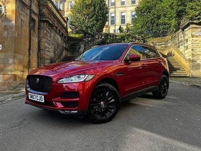 Red Used 2017 Jaguar F-Pace Portfolio SUV | £18,250 (Fair price)