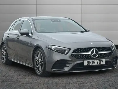 Used Mercedes A200 AMG line 161 HP (118 kW) 2019 Grey Hatchback