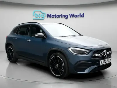 Used Mercedes GLA250 AMG line 215 HP (158 kW) 2022 Blue SUV