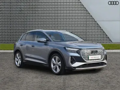 Used Audi Q4 e-tron S-Line 150 kW (204 HP) 2023 Blue SUV
