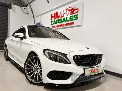 Usado Mercedes C250 AMG Line Premium 204 HP (150 kW) 2016 Branco Coupé