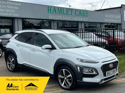 Second-hand Hyundai Kona Premium 120 CP (88 kW) 2018 Alb SUV