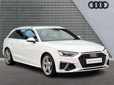Used Audi A4 S-Line 200 HP (147 kW) 2023 White Estate