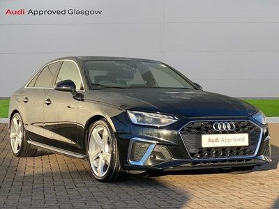 Used Audi A4 S-Line 163 HP (119 kW) 2021 Black Sedan