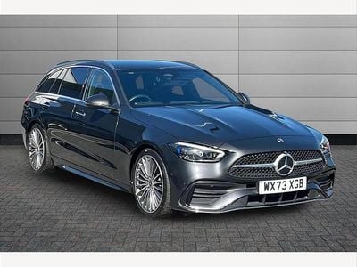 Begagnad Mercedes C200 AMG Line Premium 200 HK (147 kW) 2024 Grå Kombi