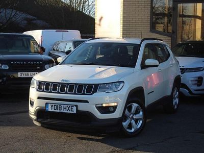White Used 2018 Jeep Compass Longitude SUV | £7,385 (Fair price)