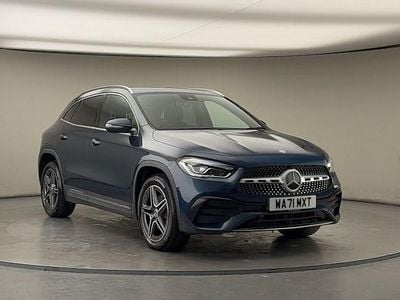 Denim blue Used 2021 Mercedes GLA250 Exclusive SUV | £21,500 (Fair price)