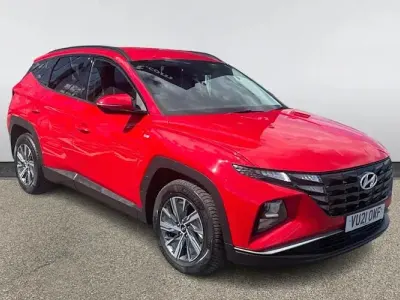 Usado Hyundai Tucson SE 150 CV (110 kW) 2021 Rojo SUV